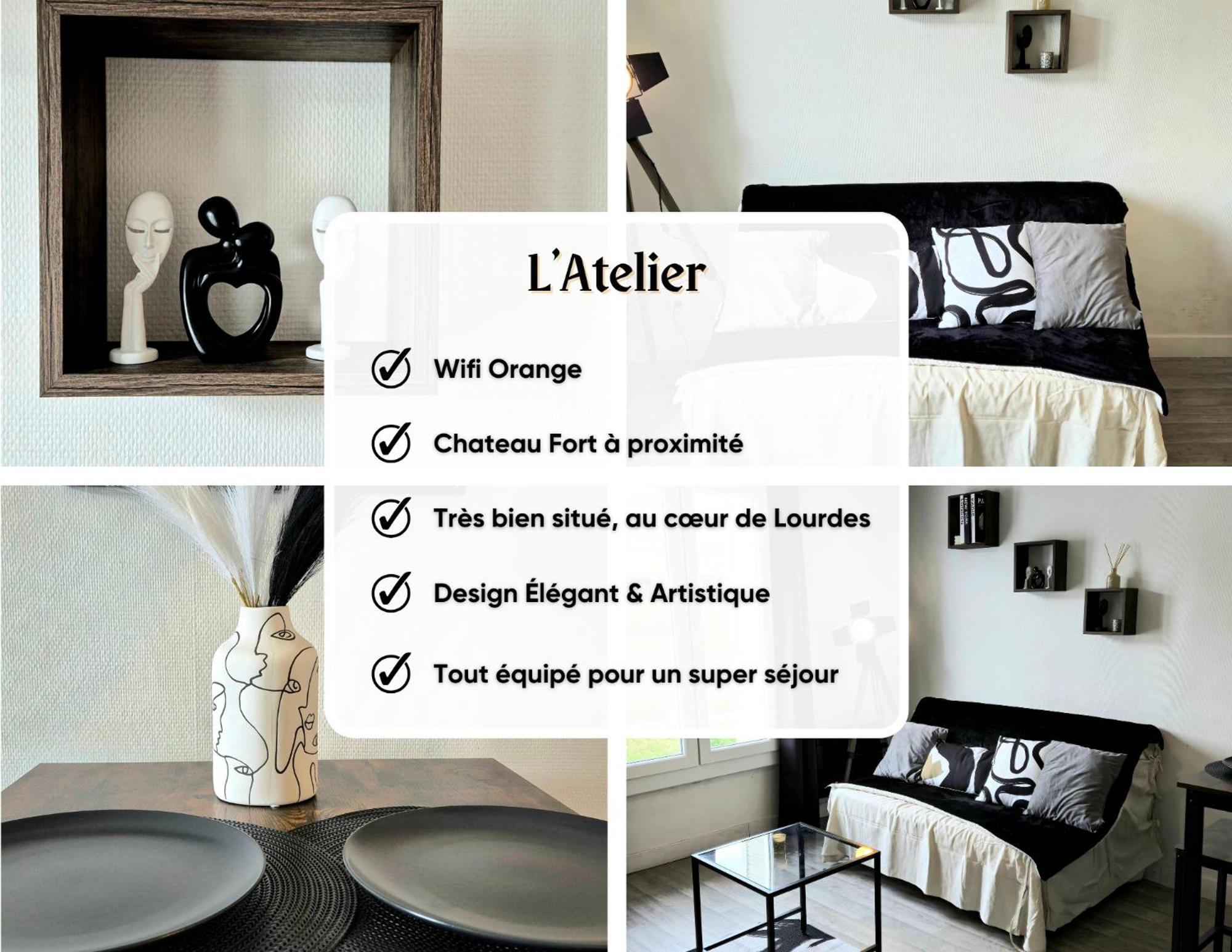 L'Atelier-T2 Proche Du Centre-Wifi-Parking Apartment Lourdes Exterior photo